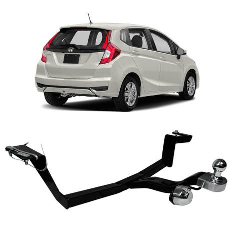 Engate Reboque Honda Fit 2018 2019 Rabicho Fixo 700 kg - Volpato Menor preço em Engate Reboque Honda Fit 2018 2019 Rabicho Fixo 700 kg - Volpato