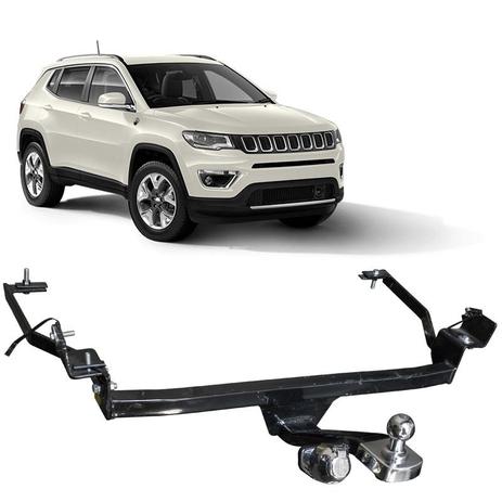 Engate Reboque Jeep Compass 2017 Fixo 700kg - Volpato Menor preço em Engate Reboque Jeep Compass 2017 Fixo 700kg - Volpato
