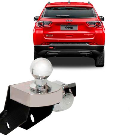 Engate Reboque Jeep Compass Fixo 2017 2018 Tração 700 Kg - Gedeval Menor preço em Engate Reboque Jeep Compass Fixo 2017 2018 Tração 700 Kg - Gedeval