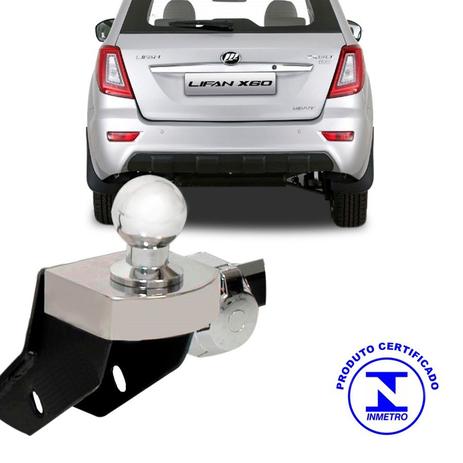Engate Reboque Lifan X60 2013 A 2016 Removivel 900 Kg - Gedeval Menor preço em Engate Reboque Lifan X60 2013 A 2016 Removivel 900 Kg - Gedeval
