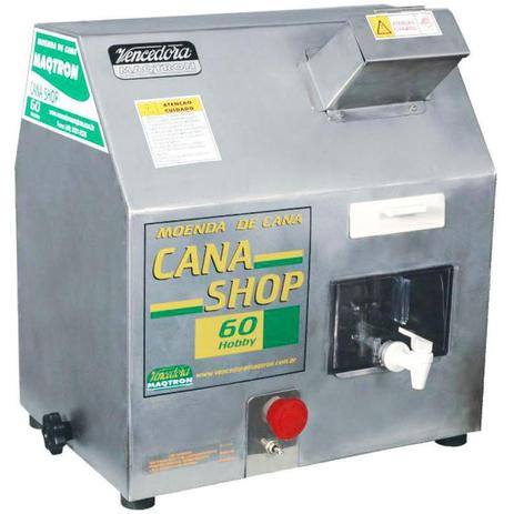 Engenho para Cana Inox Cana-Shop 60 Rolos de Ferro MAQTRON Menor preço em Engenho para Cana Inox Cana-Shop 60 Rolos de Ferro MAQTRON