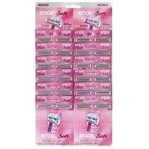 Enox Aparelho De Barbear Soft Feminino 12x2 (Kit C/03) Menor preço em Enox Aparelho De Barbear Soft Feminino 12x2 (Kit C/03)