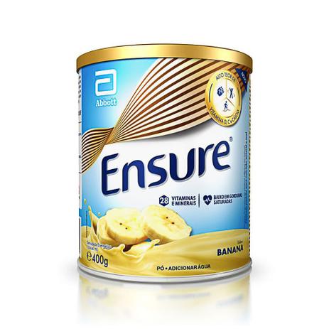Ensure Banana Suplemento Alimentar 400g Menor preço em Ensure Banana Suplemento Alimentar 400g