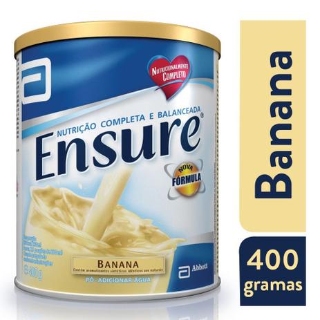 Ensure Suplemento Alimentar Sabor Banana Pó 400g - Abbott laboratorios brasi Menor preço em Ensure Suplemento Alimentar Sabor Banana Pó 400g - Abbott laboratorios brasi