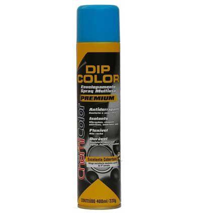 Envelopamento Liquido Tinta Spray Dip Color Azul Fosco - Chemicolor Menor preço em Envelopamento Liquido Tinta Spray Dip Color Azul Fosco - Chemicolor