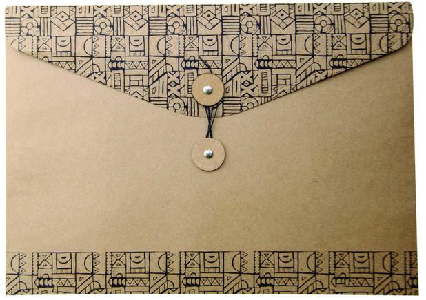 Envelope Kraft Vai e Vem Horizontal Tribal Ref.0016.03 Dello Menor preço em Envelope Kraft Vai e Vem Horizontal Tribal Ref.0016.03 Dello