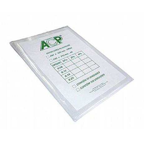 Envelope Plástico A4 c/4 Furos de 0.20mm ACP Caixa c/300 un Menor preço em Envelope Plástico A4 c/4 Furos de 0.20mm ACP Caixa c/300 un