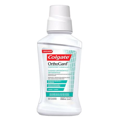 Enxaguante Bucal Colgate OrthoGard 250mL - Colgate-palmolive ind e c Menor preço em Enxaguante Bucal Colgate OrthoGard 250mL - Colgate-palmolive ind e c