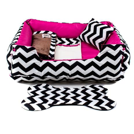 Enxoval Cama Pet Cachorro Gato Dupla Face Lola - EGG - Chevron Pink - Senhor bicho é ruim? Enxoval Cama Pet Cachorro Gato Dupla Face Lola - EGG - Chevron Pink - Senhor bicho é boa?