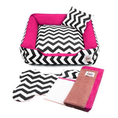 Enxoval Cama Pet Cachorro Gato Pandora C/ Zíper - P - Chevron Pink - Senhor Bicho é ruim? Enxoval Cama Pet Cachorro Gato Pandora C/ Zíper - P - Chevron Pink - Senhor Bicho é boa?
