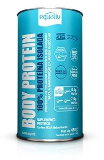 Equaliv Body Protein 100 Proteína Isolada 450g Menor preço em Equaliv Body Protein 100 Proteína Isolada 450g