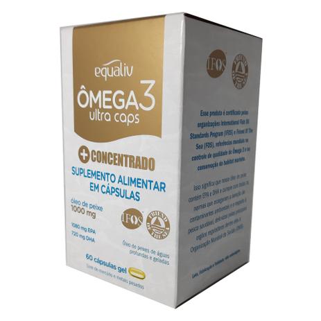 Equaliv Ômega 3 com Ultra Caps - Auxílo do Funcionamento Cerebral - 60 Ultra Caps Menor preço em Equaliv Ômega 3 com Ultra Caps - Auxílo do Funcionamento Cerebral - 60 Ultra Caps