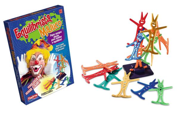 Equilibrista Maluco 18 Peças Jogo das Argolas - 4657 - Plasbrink Menor preço em Equilibrista Maluco 18 Peças Jogo das Argolas - 4657 - Plasbrink