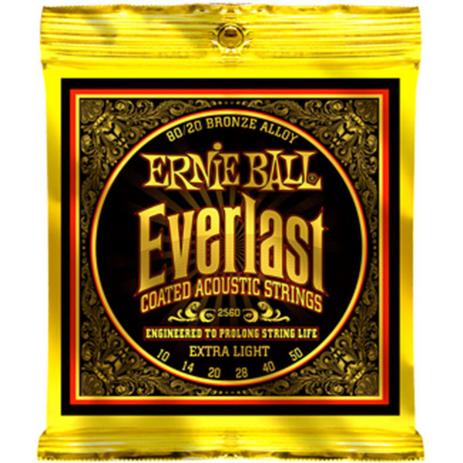 Ernie Ball - Encordoamento (.010/.050) Everlast Extra Light 2560 Menor preço em Ernie Ball - Encordoamento (.010/.050) Everlast Extra Light 2560