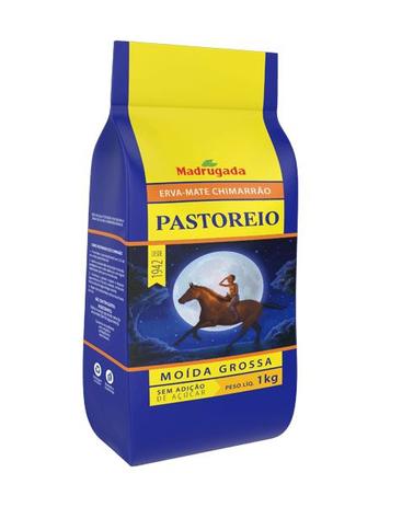 Erva Mate Madrugada Pastoreio 1Kg Vácuo Menor preço em Erva Mate Madrugada Pastoreio 1Kg Vácuo