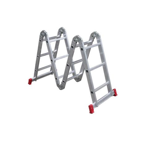 Escada Articulada 4x3 em Alumínio com 12 Degraus Prata - Botafogo é ruim? Escada Articulada 4x3 em Alumínio com 12 Degraus Prata - Botafogo é boa?