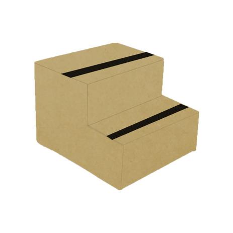 Escada Auxiliar Com 2 Degraus Antiderrapante Em Mdf - Natural - Trovarelli Móveis Menor preço em Escada Auxiliar Com 2 Degraus Antiderrapante Em Mdf - Natural - Trovarelli Móveis