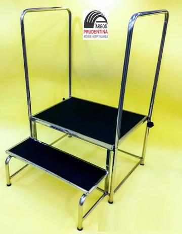 Escada Doppler Com 2 Degraus Plataforma 65x50 Cm Inox - Argos Prudentina Menor preço em Escada Doppler Com 2 Degraus Plataforma 65x50 Cm Inox - Argos Prudentina