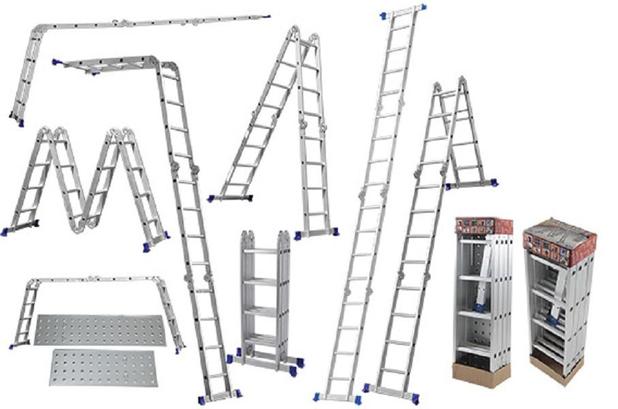 Escada Multifuncional 4x4 16 Degraus Com 2 Plataformas Mor - Metalúrgica mor é ruim? Escada Multifuncional 4x4 16 Degraus Com 2 Plataformas Mor - Metalúrgica mor é boa?