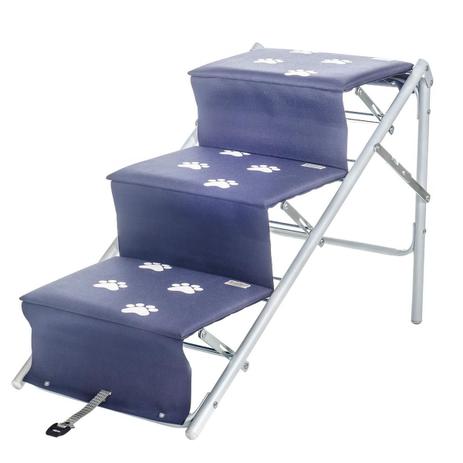 Escada Para Cães E Gatos Tubline One Azul Menor preço em Escada Para Cães E Gatos Tubline One Azul