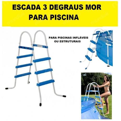 Escada para Piscina 3 Degraus Mor é ruim? Escada para Piscina 3 Degraus Mor é boa?