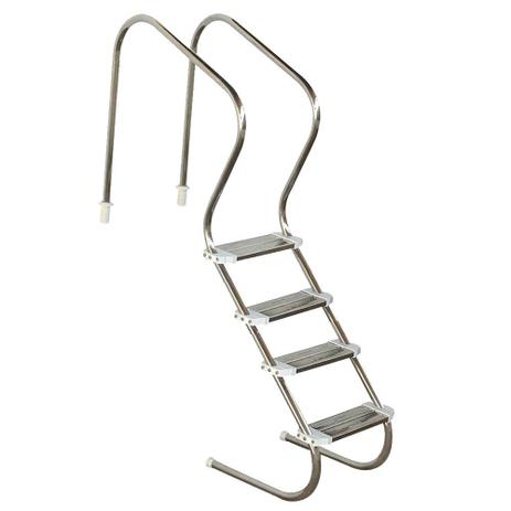 Escada para piscina confort 2 4 degraus aço inox sodramar - D3 equipamentos Menor preço em Escada para piscina confort 2 4 degraus aço inox sodramar - D3 equipamentos