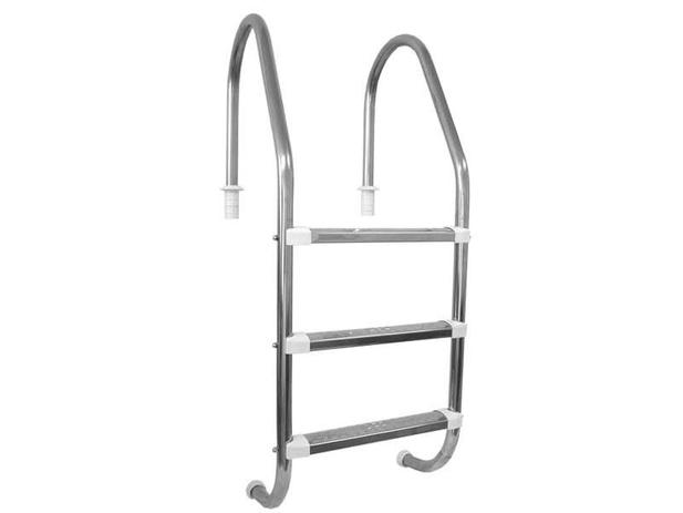 Escada para piscina tradicional inox 3 degraus - D3 equipamentos é boa?