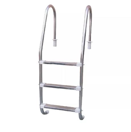 Escada para piscina tradicional inox espelhado 3 degraus - D3 equipamentos é boa?