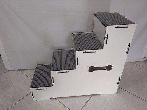 - Escada Pet Mdf Com 4 Degraus 60cm Altura - Artesanato JSL Menor preço em - Escada Pet Mdf Com 4 Degraus 60cm Altura - Artesanato JSL