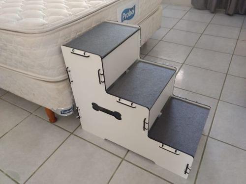 - Escada Pet Mdf Com Tapete Antiderrapante. 50cm Altura - Artesanato JSL Menor preço em - Escada Pet Mdf Com Tapete Antiderrapante. 50cm Altura - Artesanato JSL