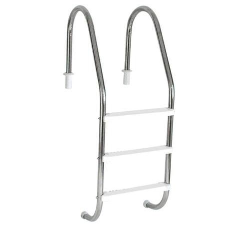 Escada Piscina Cascata e Lazer Aço Inox 304 com 3 Degraus Menor preço em Escada Piscina Cascata e Lazer Aço Inox 304 com 3 Degraus