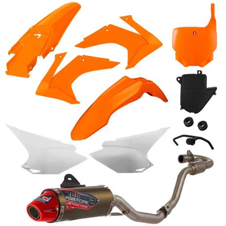 Escapamento 788 Powercore 2 Pro Tork Para Tornado Laranja Menor preço em Escapamento 788 Powercore 2 Pro Tork Para Tornado Laranja