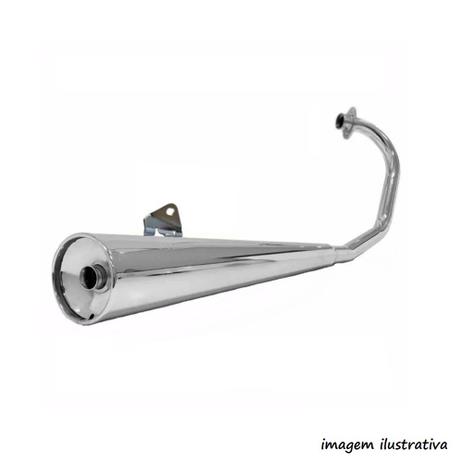 Escapamento mini pipe estralador titan 125 00/04 es 00110501 - Polimet Menor preço em Escapamento mini pipe estralador titan 125 00/04 es 00110501 - Polimet