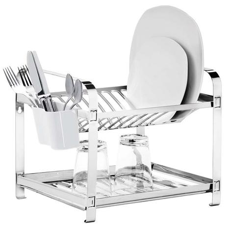 Escorredor 12 Pratos Em Aço Inox Com Porta Talheres PP Mak Inox. - Mak-inox é boa?