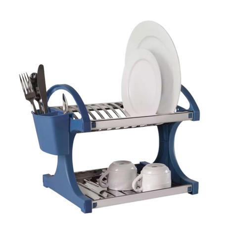 Escorredor 12 Pratos Suprema 27,5 x 29 x 32 cm Azul - Brinox é boa?