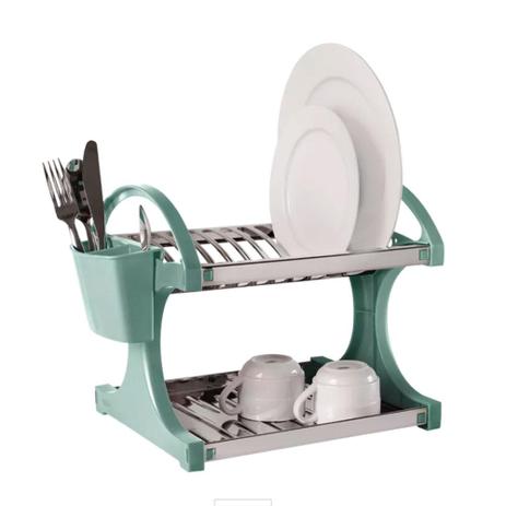 Escorredor 12 Pratos Suprema 27,5 x 29 x 32 cm Menta - Brinox é boa?