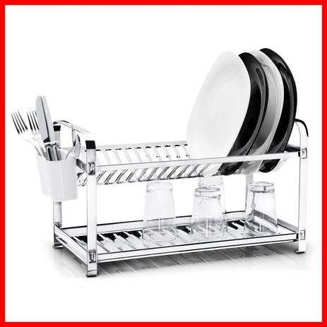 Escorredor 20 Pratos Desmontável Porta Talheres Em Plástico - Mak-Inox é boa?
