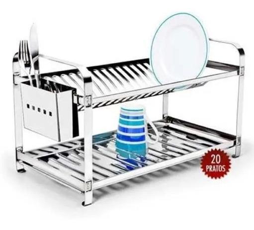 Escorredor de 20 Pratos Montado Porta Talher Inox / Bandeja Mak-Inox é boa?