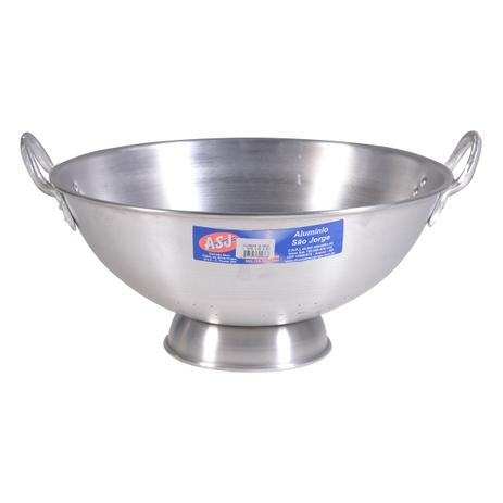 Escorredor De Arroz Industrial Em Alumínio 40Cm 16 Litros - Alumínio São Jorge - Alumínio sâo jorge Menor preço em Escorredor De Arroz Industrial Em Alumínio 40Cm 16 Litros - Alumínio São Jorge - Alumínio sâo jorge