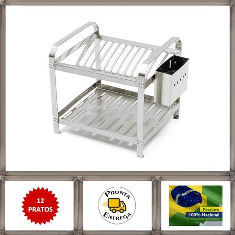 Escorredor de Louça 12 Pratos Inox com Porta Talher de Inox - NOX INOX é boa?