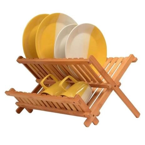 Escorredor De Louça De Bambu Escorredor Dobrável 47x23cm - Clink Menor preço em Escorredor De Louça De Bambu Escorredor Dobrável 47x23cm - Clink
