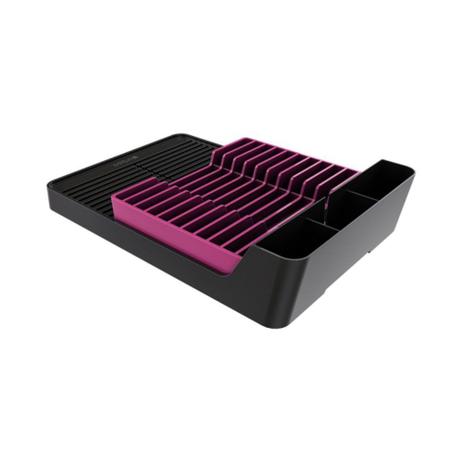 Escorredor de Louças Capacidade Para 11 Pratos Chumbo/Rosa - Crippa é boa?