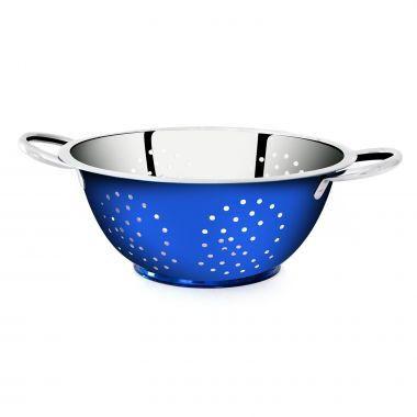 Escorredor De Massa Aço Inox 24cm Gourmet Mix - Azul é boa?