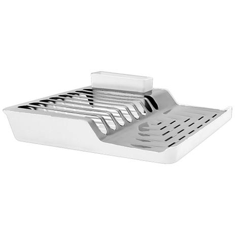 Escorredor De Pratos Inox Minimal Branco Brinox Menor preço em Escorredor De Pratos Inox Minimal Branco Brinox