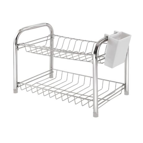 Escorredor duplex desmontado com porta talher preto Cód. 5285 - Mm passerini ltda é boa?