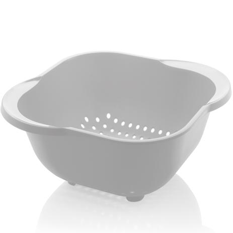 Escorredor Multiuso Grande De Massa Macarrão Saladas Frutas Branco - Ou Menor preço em Escorredor Multiuso Grande De Massa Macarrão Saladas Frutas Branco - Ou
