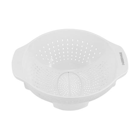 Escorredor multiuso massa plástico branco alcapão Farberwar 4,7l é boa?