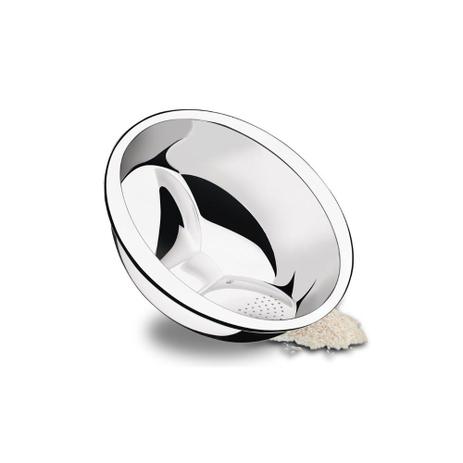 Escorredor para arroz em inox Brinox Lyon 26cm Menor preço em Escorredor para arroz em inox Brinox Lyon 26cm