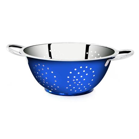 Escorredor Para Massa 24cm Color Inox Azul - Gourmet mix é boa?