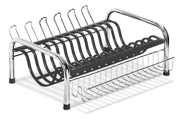 Escorredor Pratos e Talheres com Porta Copos Prime Cama Preto 343-7 - Niquelart é boa?